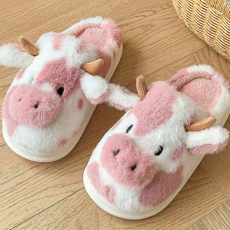 Moo & Co™ Soft-Stitched Cow Slippers