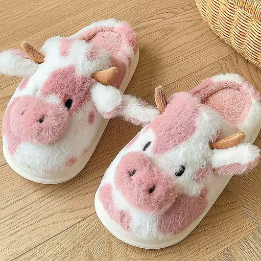 Moo & Co™ Soft-Stitched Cow Slippers